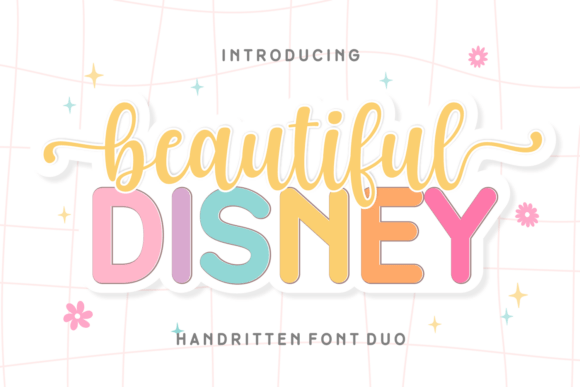 Beautiful Disney Duo: A Refined Typeface for Editorial Design