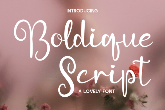 Boldique Script: A Playful Typeface for Editors