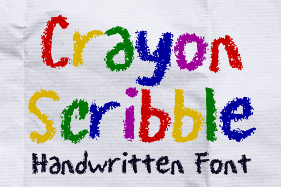 Crayon Scribble: A Playful Typeface for Editorial Design