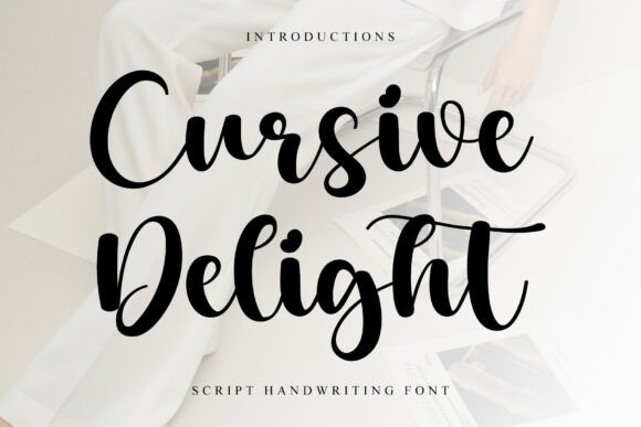 Cursive Delight Font for Web Design