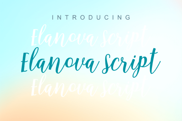 Elanova Script: A Modern Handwritten Font for Marketers
