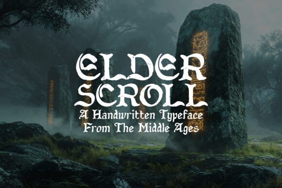 Elderscroll: A Medieval Font for Editorial Design