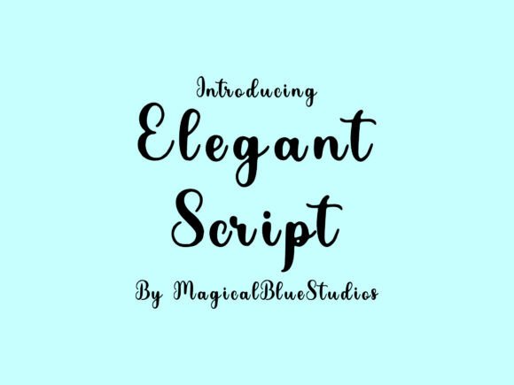 Elegant Script: A Typeface for Polished Branding