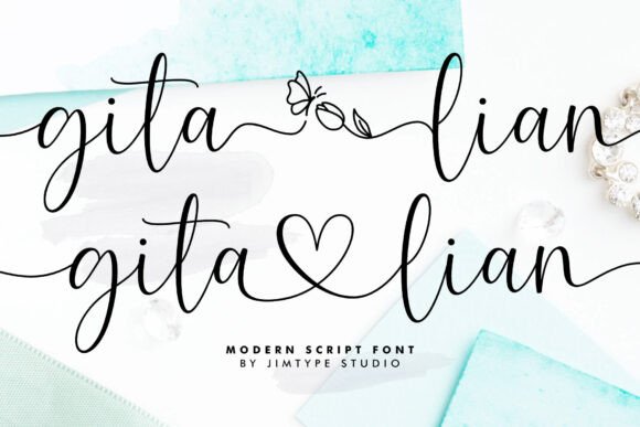 Gita Lian Typeface Review for Brand Designers