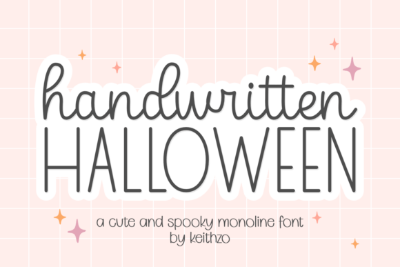 Handwritten Halloween Font for Branding