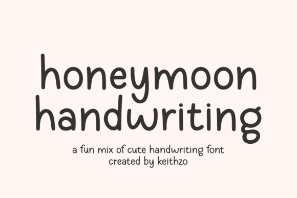 Honeymoon Handwriting: A Playful Typeface for Web Design