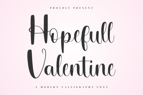 Hopefull Valentine Font for Editorial Design