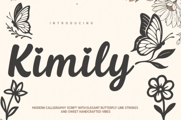 Kimily: A Signature Script Font for Modern Brands