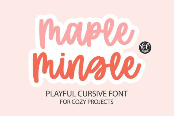 Maple Mingle: A Playful Script Font for Campaigns