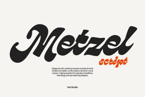 Metzel Script: A Bold Typeface for Modern Editors
