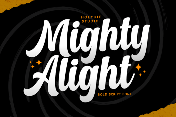 Mighty Alight Font: Bold Script for Branding