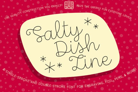 Salty Dish Line Font: A Review for Editors