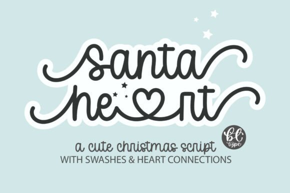 Santaheart: A Festive Script Font for Crafters