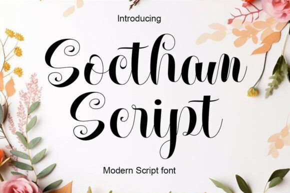 Soetham Script: A Modern Typeface for Makers