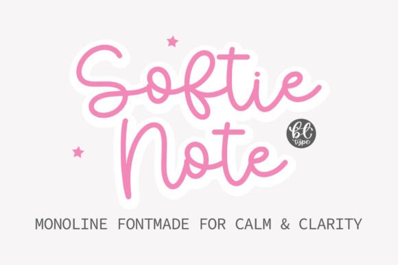 Softie Note: A Handwritten Font for Editorial Charm