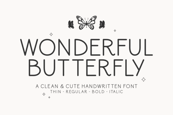 Wonderful Butterfly Font: A Designer’s Branding Story